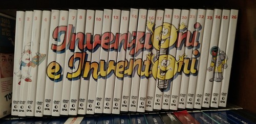 Collezione dvd inventori - collezione, e